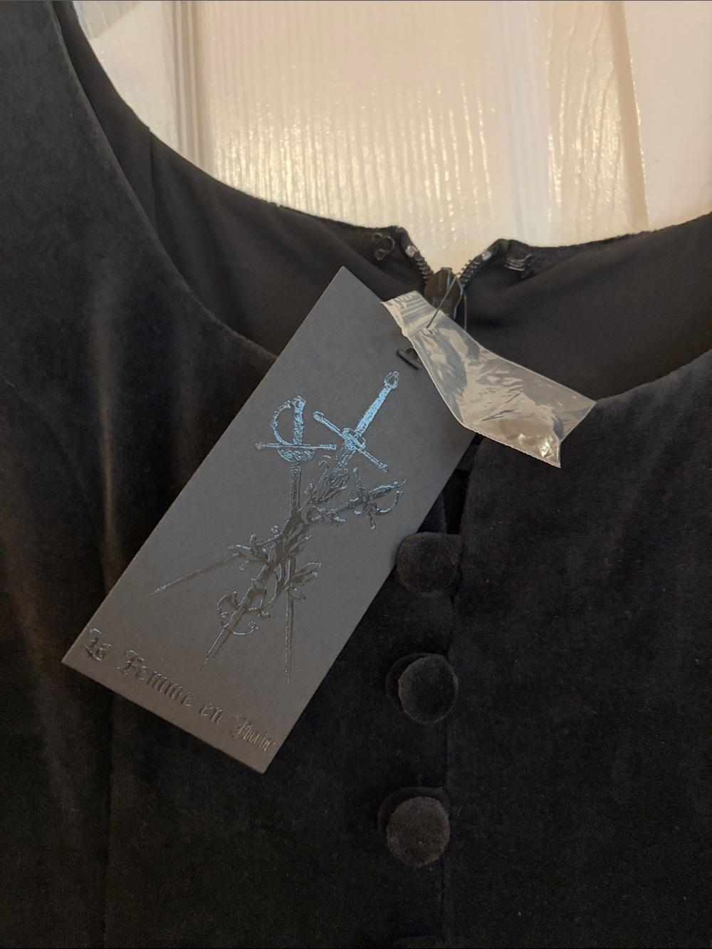 Haunted Beauty Mourning Dress in Black - Picture 10 of 11